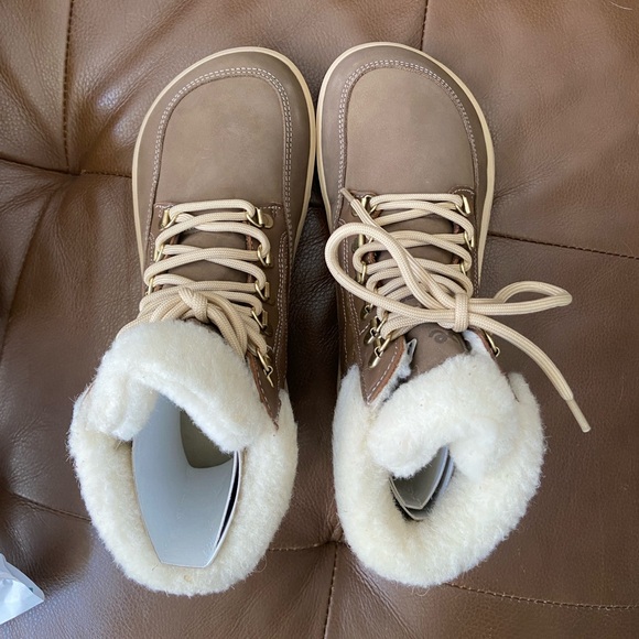 Be lenka Olivia nutty brown wool lined lace up boots - Picture 3 of 9